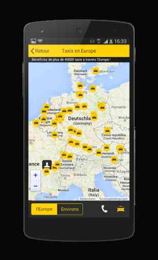 taxi.eu – App taxi pour Europe 2