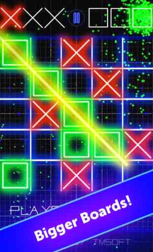 Tic Tac Toe Glow by TMSOFT 2