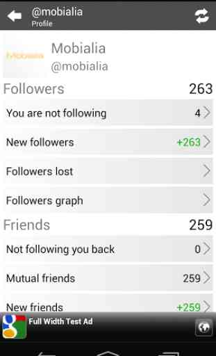 Track my Followers for Twitter 2