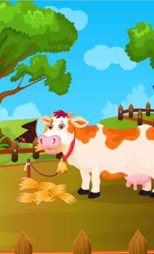 Vache jeux naissance d'animaux 2