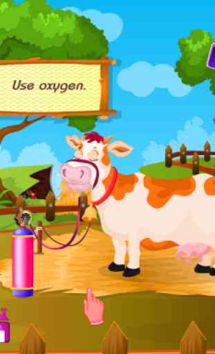 Vache jeux naissance d'animaux 4