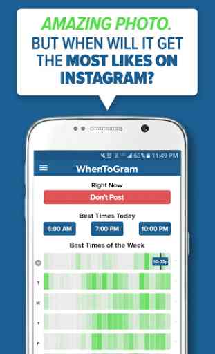 WhenToGram - Best Time to Post 1