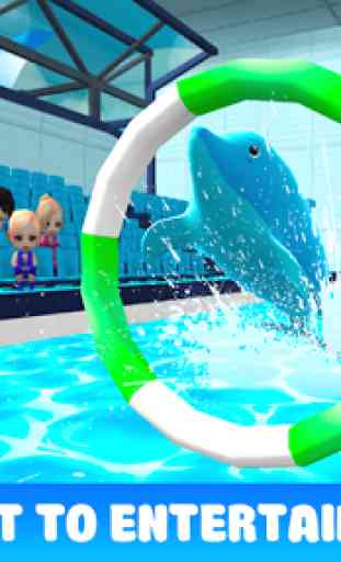 Aquarium Dolphin Show 3D 4
