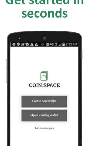 CoinSpace Bitcoin Wallet 1