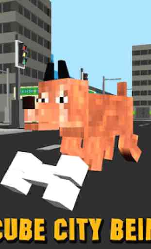 Cube City: Dog Simulator 3D 1