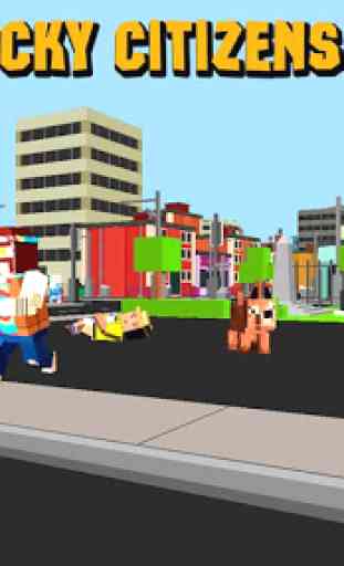 Cube City: Dog Simulator 3D 2