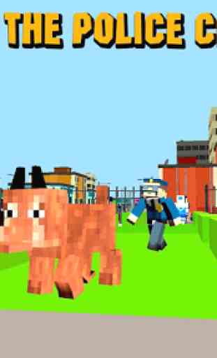 Cube City: Dog Simulator 3D 3
