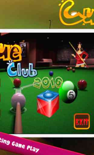 Cue Club 2016 1