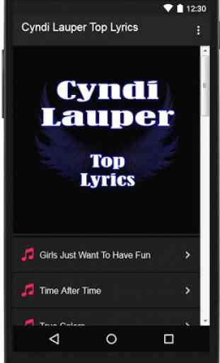 Cyndi Lauper Top Lyrics 1