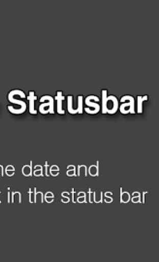 Date Statusbar 1
