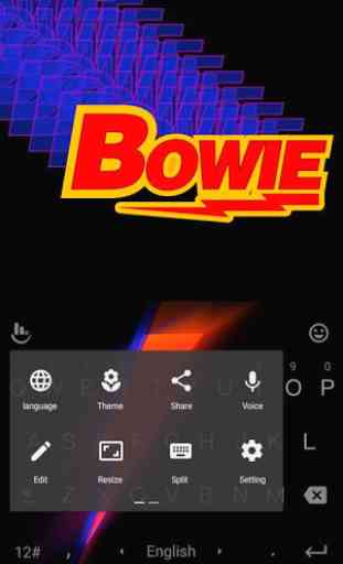David Bowie Keyboard Theme 3