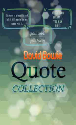David Bowie Quote 1