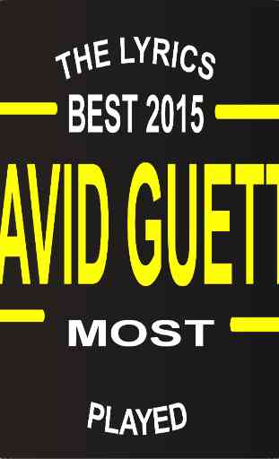 David Guetta Top Lyrics 1