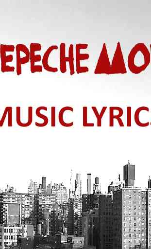 Depeche Mode Music Lyrics 1.0 2