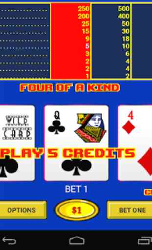 Deuces Wild - Video Poker 4