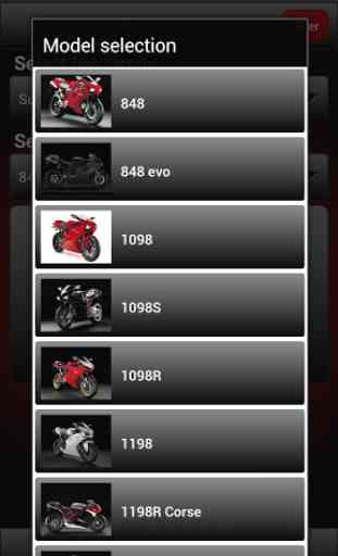 Ducati bikes catalog: Ducapp 4
