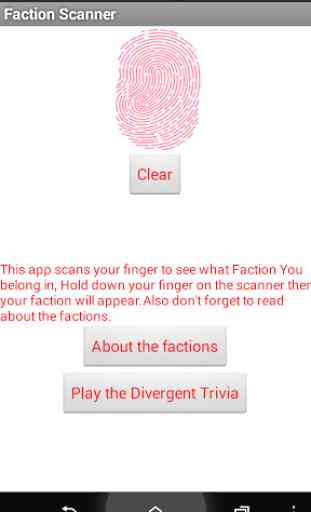 Faction Scanner for Divergent 1