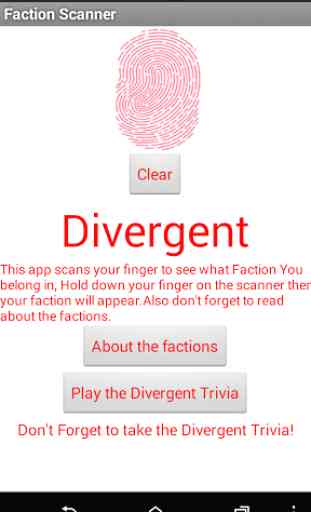 Faction Scanner for Divergent 2