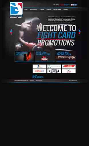 Fight Card Promotions 1