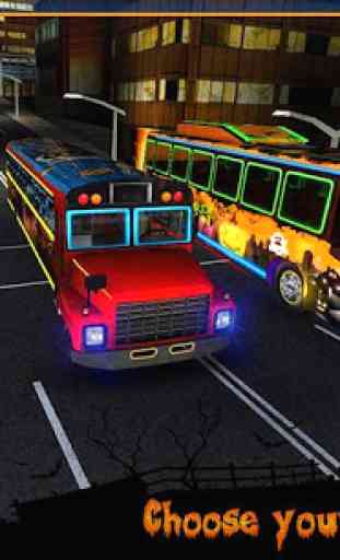Halloween Party Bus Driver 3D 3