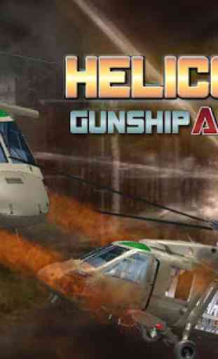 hélicoptère de combat gunship 1