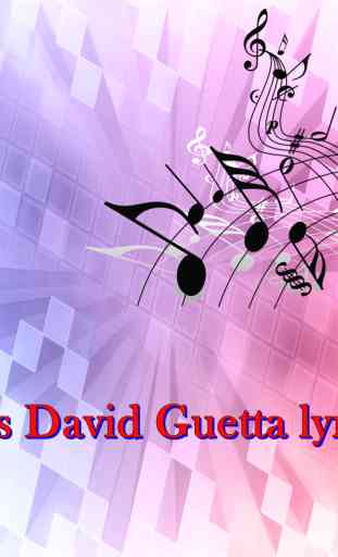 Hits David Guetta lyrics 1