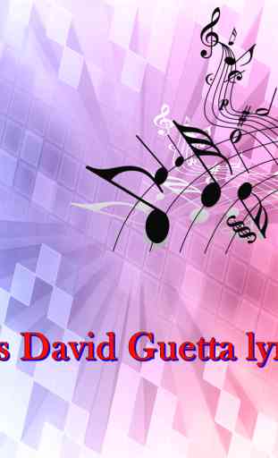 Hits David Guetta lyrics 2