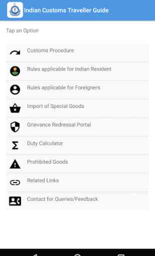 Indian Customs Traveller Guide 1