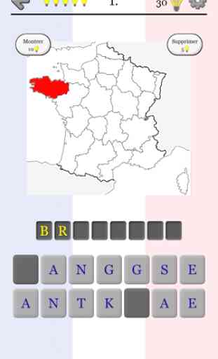 Les régions françaises - Quiz 4
