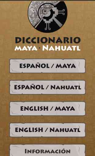 Maya - Nahuatl  Dictionary 1