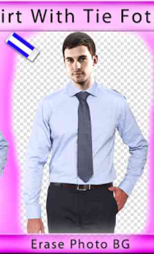 Men Shirt With Tie Foto Editor 4