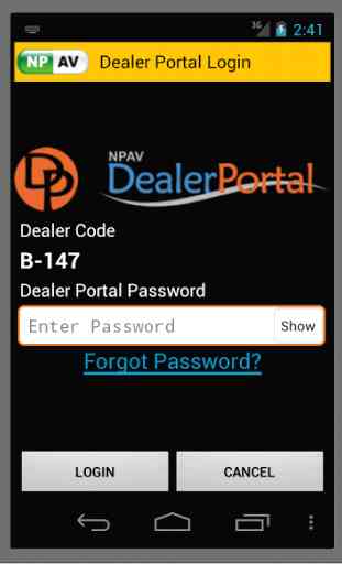 NPAV Dealer Portal 3