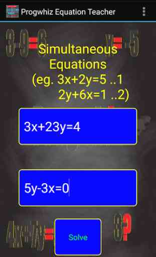 Progwhiz Equation Teacher 1