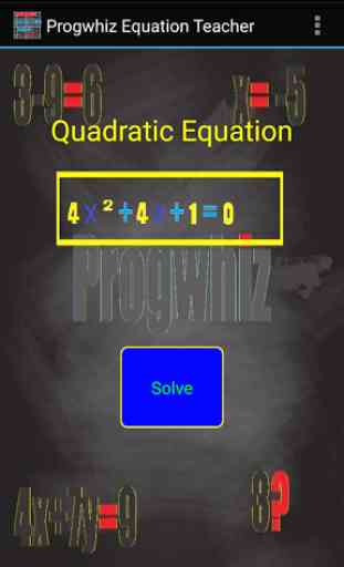 Progwhiz Equation Teacher Demo 2