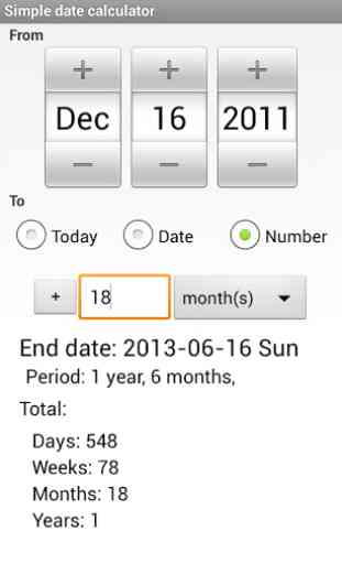 Simple Date Calculator 3