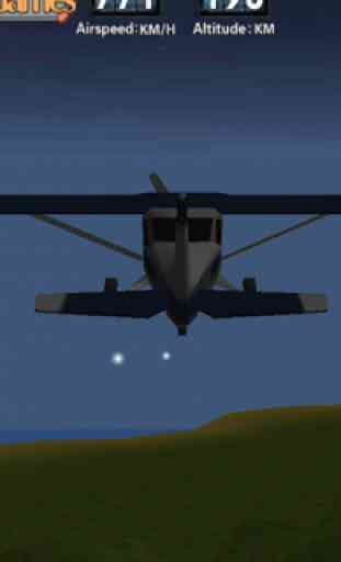 Simulateur de vol du Cessna 3D 4