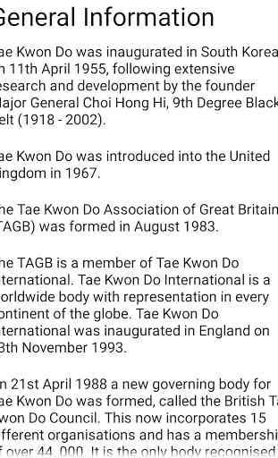 Tae Kwon Do Theory 2