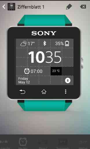 Temperature Widget Sony SW2 1