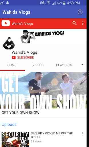 Wahid's Vlogs on YouTube 1