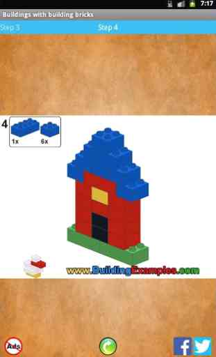Buildings with building bricks 3