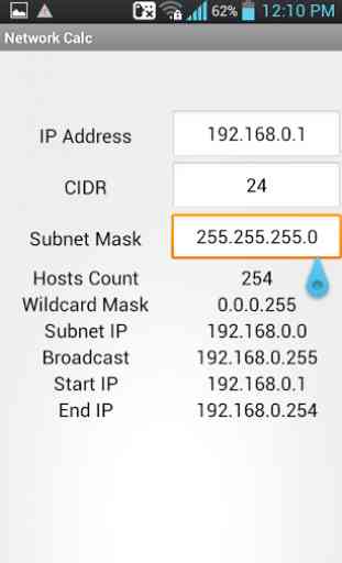 Calculateur d'IP de réseau 1