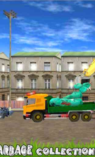 City Excavator Garbage Truck 2
