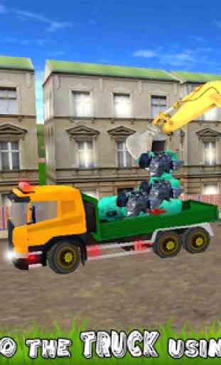 City Excavator Garbage Truck 3
