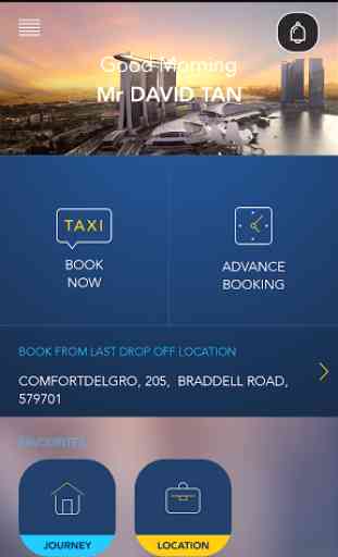 ComfortDelGro Taxi Booking App 1