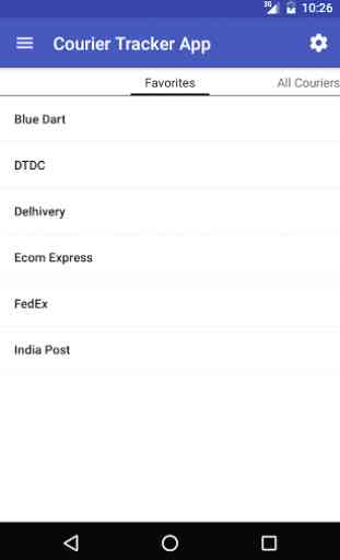 Courier Tracker App 2