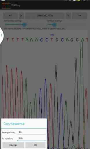 DNAApp: DNA sequence analyzer 2