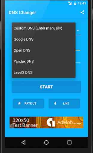 DNS Changer (no root 3G/WiFi) 2