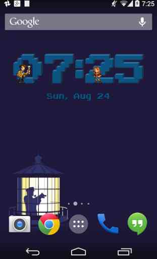 Doctor Who Pixel Clock Widget 1