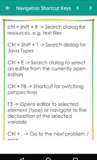 Eclipse Shortcut Keys 3