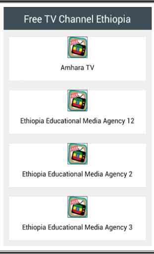 Free TV Canal Ethiopie 1